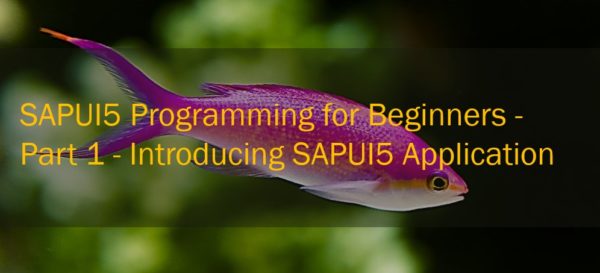 SAPUI5 Programming For Beginners- Part 1- Start Coding In SAPUI5 ...